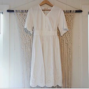 Roolee white dress NWT